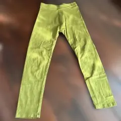 ★12/7まで セール！ZARA ロングパンツ 128㎝　オリーブグリーン
