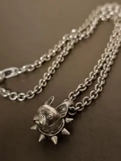 M's collection Bulldog ブルドック シルバー ネックレスのサムネイル
