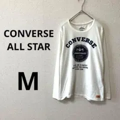 CONVERSE ALL STARコンバースオールスター　ロゴカットソー　M 白