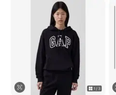 GAP パーカー ブラック ESTABLISHED 1969 - メルカリ