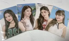 NiziU オンラインくじ　E賞 ステッカー　B 4枚　セット