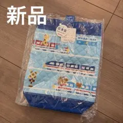 【新品タグ付き】ミキハウス 電車デザイン 靴袋　シューズ入れ　上履き