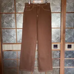 DAZY/ストレートレッグパンツ/綿混/L/匿名発送/送料無料