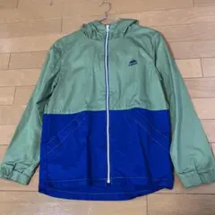 フード付き緑青ジャケット