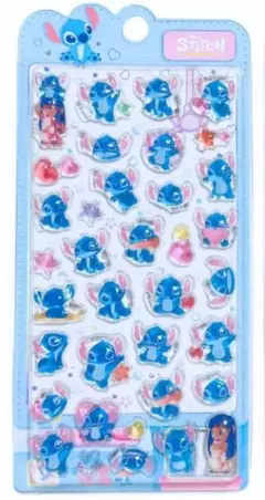 スティッチ　ボンボンドロップ シール　ディズニー