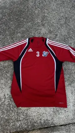 adidas サッカーシャツ 赤 3