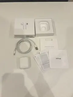 AirPods2本体 ホワイト 充電ケース、箱付き
