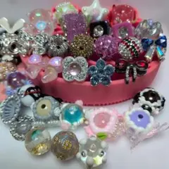 A*a様 カスタムボールペンのファンシービーズ30個、ビーズ8個