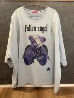 Amilige fallen angel肩ZIP Tシャツ ハロウィンにも