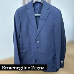 tki値下Ermenegildo Zegna ダークブルー テーラードジャ tki様専用値下Ermenegildo Zegna ダークブルー テーラードジャ - メルカリ