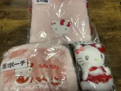 サンリオ当りくじ♡ハローキティ♡マスコット♡ポーチ♡巾着セット