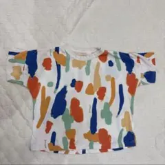 110 MAAROOK マルチカラー ペイント柄 Tシャツのサムネイル