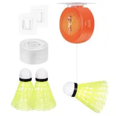 LIOOBO バドミントン 練習 室内 自動リターン 1人 トレーニング