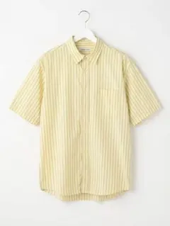 FREAK'S STORE ストライプ 半袖シャツ イエローのサムネイル