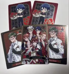 ツイステ　デュース・トレイ ハーツラビュル　ウエハースカード5枚セット