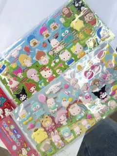 【セット】サンリオキャラクターずかんシール　図鑑シール