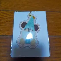 ディズニー　クリスマス　リルリンリン　キーチェーン　ブルー