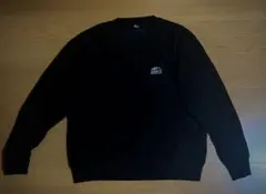 クルーネックトレーナー ブラック Lサイズ camp7