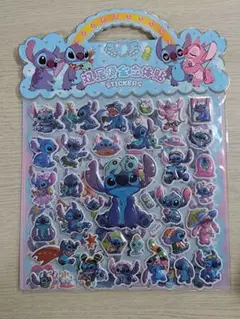 スティッチ　ぷくぷくシール2枚セット