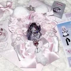 ♡ 硬質ケース レースデコ トレカケース 量産 地雷 ‪‪♡