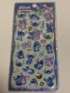 プチドロップステッカー　スティッチ＆エンジェル
