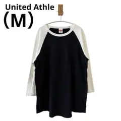 0568 United AthleユナイテッドアスレロンTバイカラーMサイズ薄手