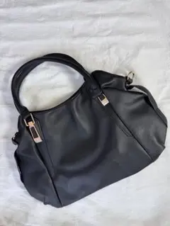 2way ショルダーバッグ ブラック ゴールド金具のサムネイル