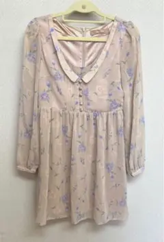 dazzlin 花柄ワンピース 長袖