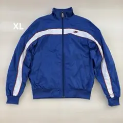 00s NIKE トラックジャケット ブルー ホワイト レッド ナイロン　y2kのサムネイル