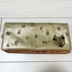 Roenロエン 財布レオパード柄 長財布ヒョウ柄 スカル ドクロ - メルカリ