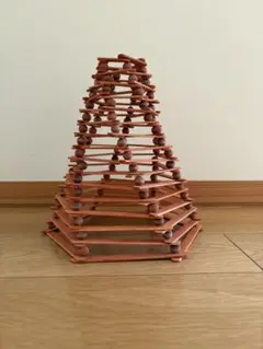 木製ランプシェード 六角形