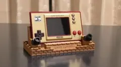 ゲームウォッチ専用スタンド　台座　マットブラウン　Game Console