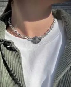 スペイン製!oldtiffany エルサ・ペレッティ ラウンドタグ ブレスレット