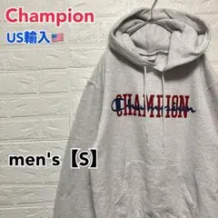●D376【US輸入】チャンピオン スウェットパーカー men's【S】