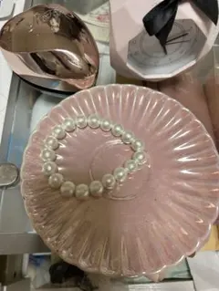 【手作り】コットンパール ブレスレット