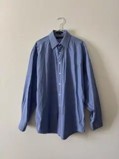 TOMMY HILFIGER 古着 ブルーチェックシャツ オーバーサイズ