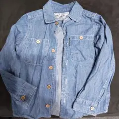 BABYDOLL デニム長袖シャツ 110