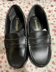 ローファー 黒　18cm