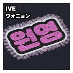 ウォニョン　IVE ネームボード　うちわ文字　ネムボ