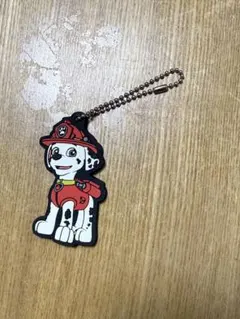 パウパトロール　ラバーマスコット　マーシャル　キーホルダー