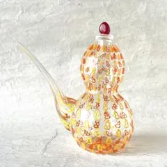 人気硝子作家江波冨士子 茶巾筒　希少作品 江波 冨士子 | しぶや黒田陶苑
