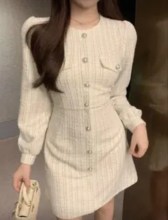 【美品】ミニワンピース ワンホン 韓国 ワンピース