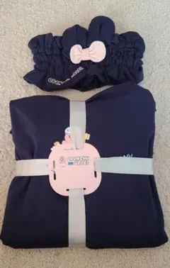 ☆新品タグ付き☆GUおぱんちゅうさぎ　ネイビー　3XL　ヘアバンド付き