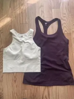 H&M スポーツ　ブラトップとタンクトップ2枚セット