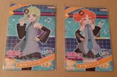 ひみつのアイプリカード　6弾　 初音ミク　はつねミクコーデ アイリ&リンリン2枚