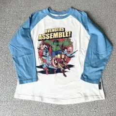 MARVEL アメコミ ロンT ラグラン 140㎝
