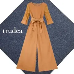 trudea パンツドレス　オールインワン　オケージョン　M 結婚式