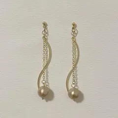 #24ハンドメイド♡コットンパールイヤリングorピアス