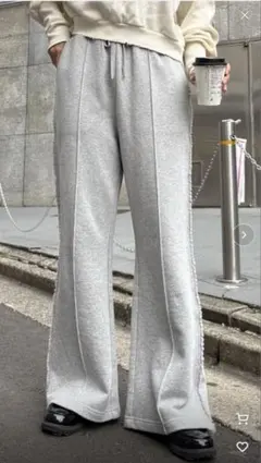 チャオパニックティピー フリンジ微フレアスウェットパンツのサムネイル