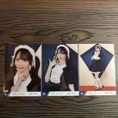 ≠ME 谷崎早耶 生写真 7周年コンサート 衣装 3種コンプリートセット